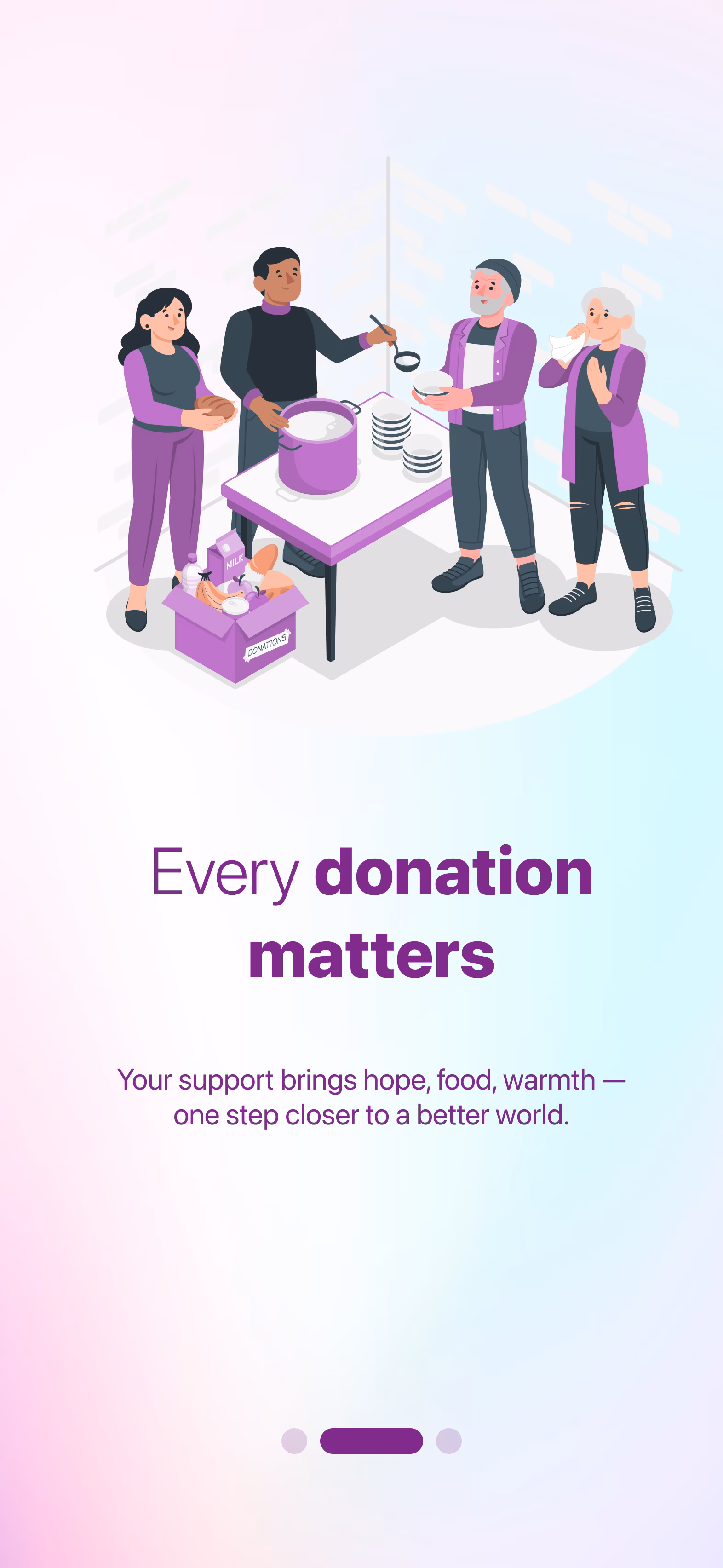 Daily Angel get started screen variation 1